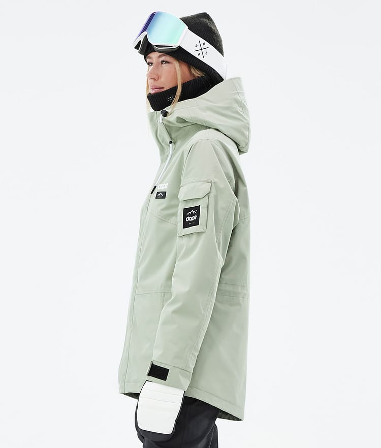 Dope Adept W Snowboardjacka Dam Soft Green Renewed, Bild 6 av 10