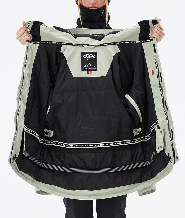 Dope Adept W Snowboardjacka Dam Soft Green Renewed, Bild 10 av 10