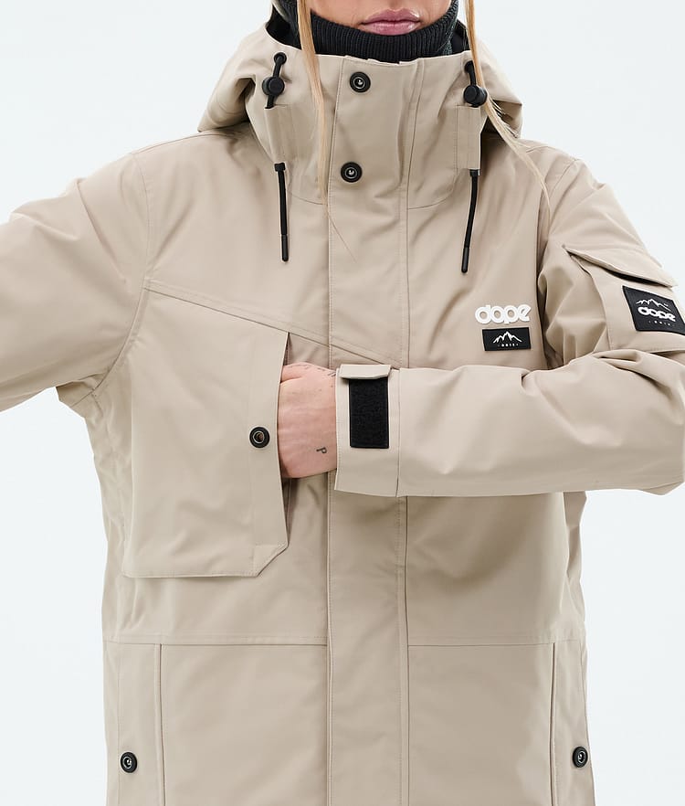 Dope Adept W Snowboardjacka Dam Sand, Bild 9 av 10