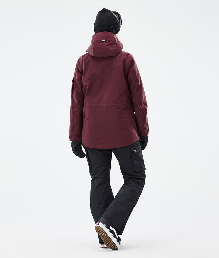 Dope Adept W Snowboardjacka Dam Don Burgundy Renewed, Bild 5 av 8