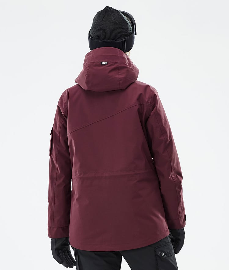 Dope Adept W Snowboardjacka Dam Don Burgundy Renewed, Bild 7 av 8