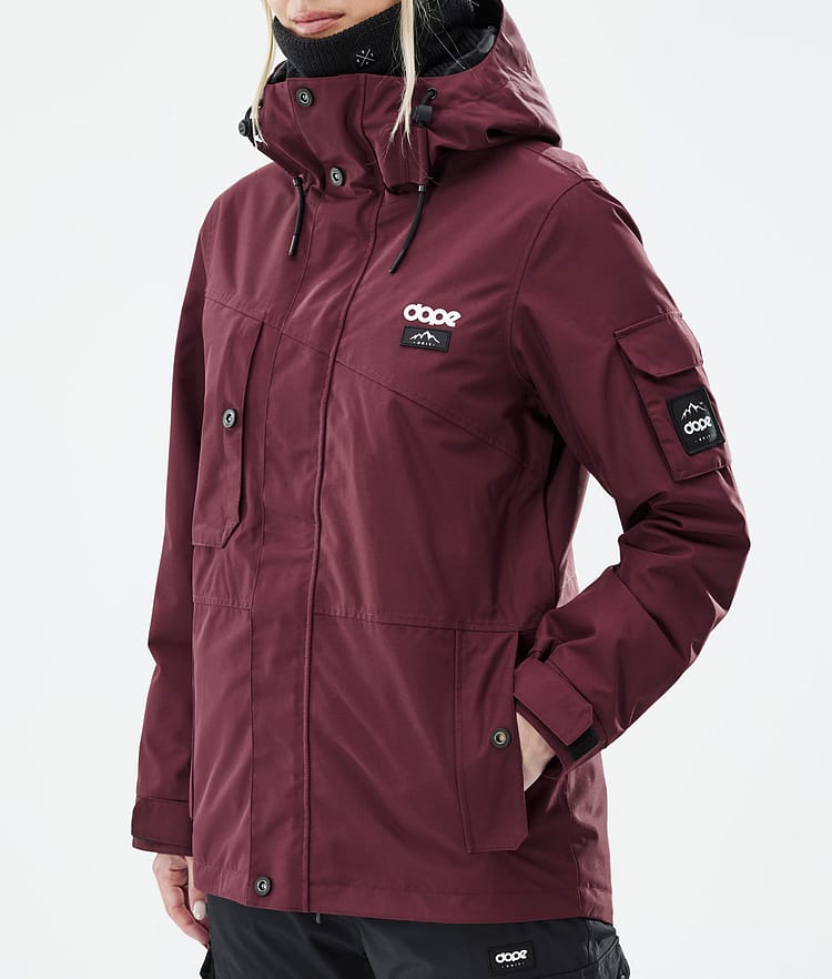 Dope Adept W Snowboardjacka Dam Don Burgundy Renewed, Bild 7 av 8