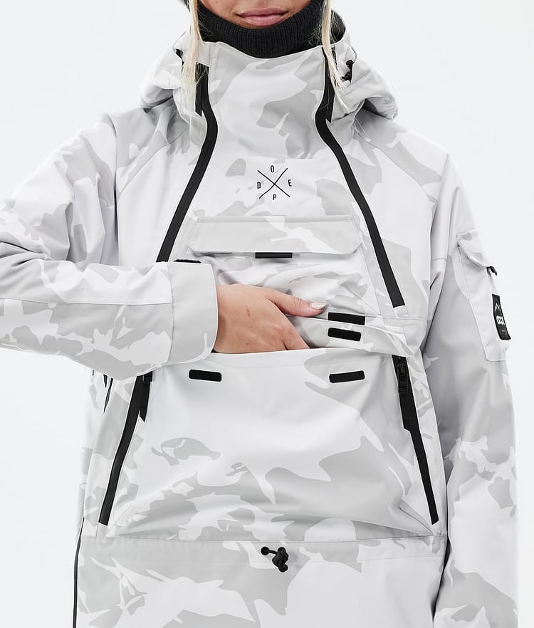 Dope Akin W Snowboardjacka Dam Grey Camo, Bild 8 av 8