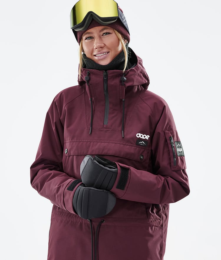 Dope Annok W Snowboardjacka Dam Don Burgundy, Bild 2 av 9