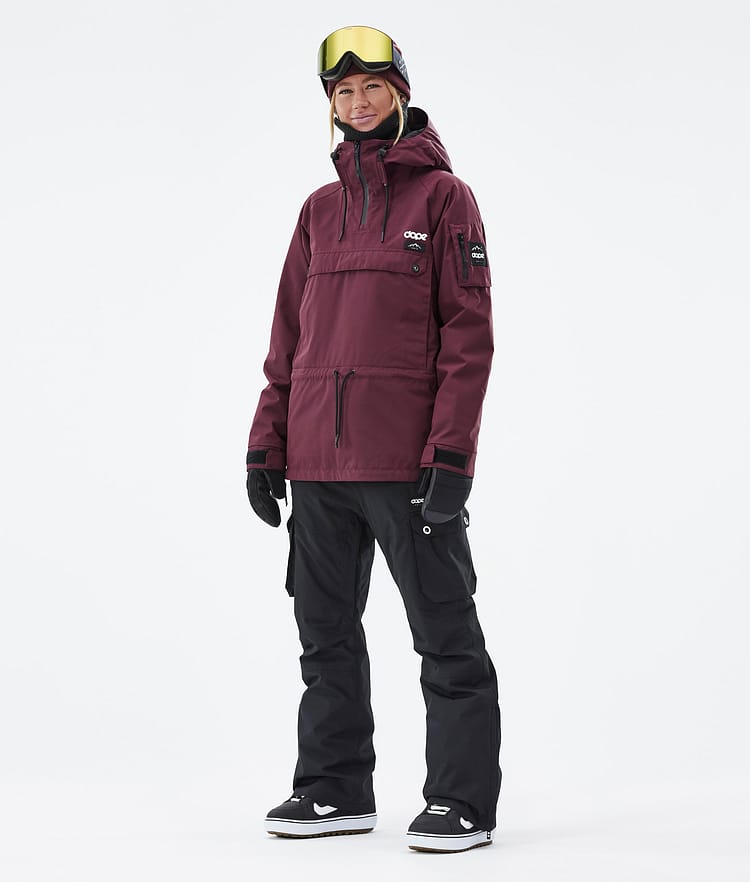 Dope Annok W Snowboardjacka Dam Don Burgundy, Bild 3 av 9