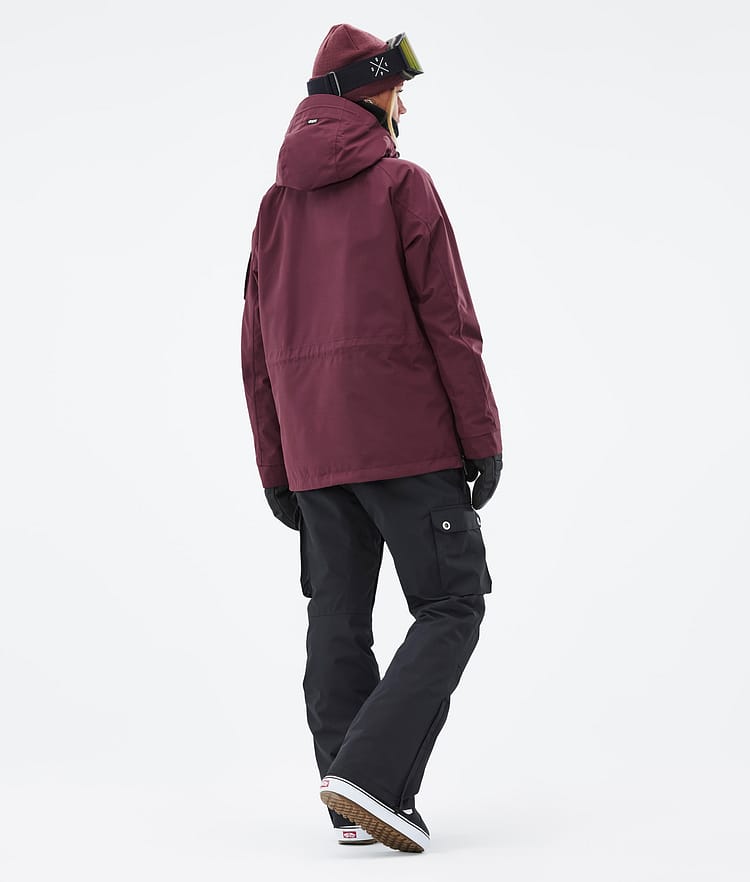 Dope Annok W Snowboardjacka Dam Don Burgundy, Bild 5 av 9