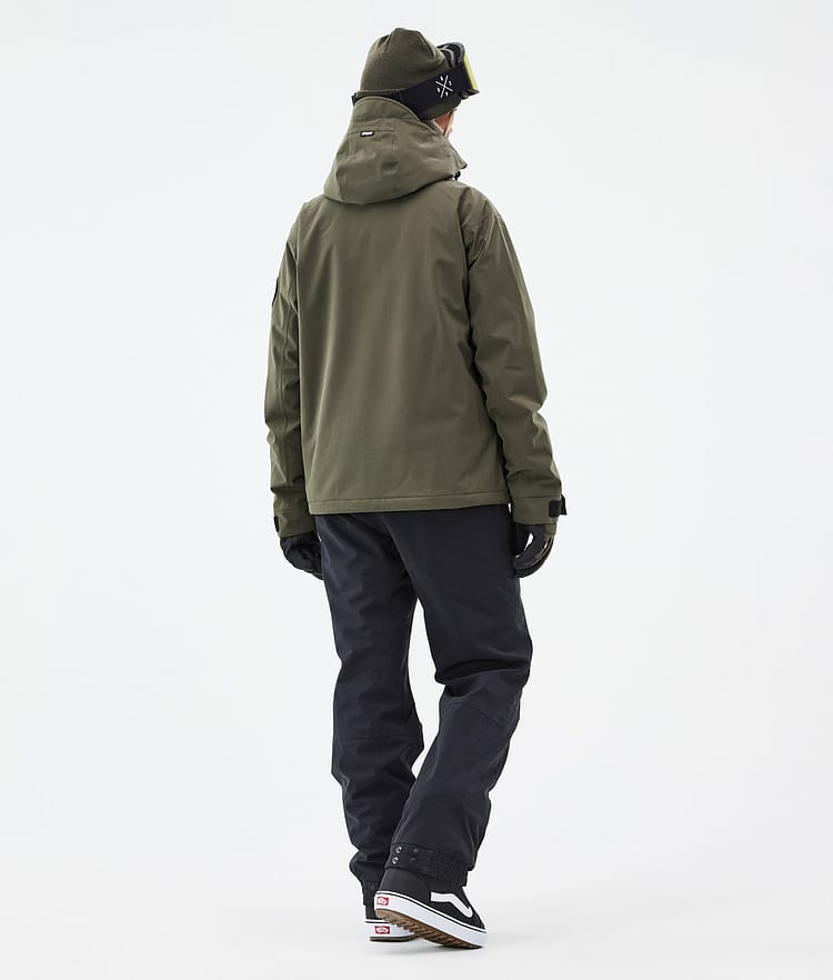 Dope Blizzard W Full Zip Snowboardjacka Dam Olive Green