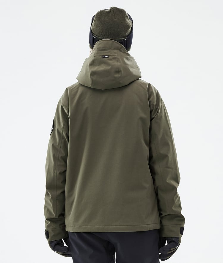 Dope Blizzard W Full Zip Snowboardjacka Dam Olive Green