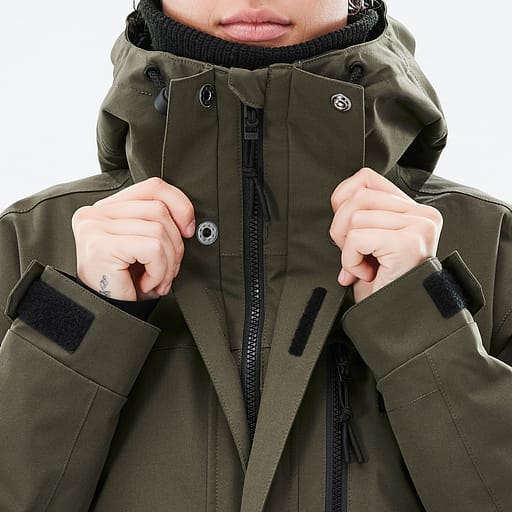 Främre dragkedja med dubbla flikar Huvudproduktbild,