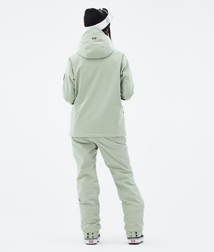 Dope Blizzard W Full Zip Snowboardjacka Dam Soft Green, Bild 5 av 10