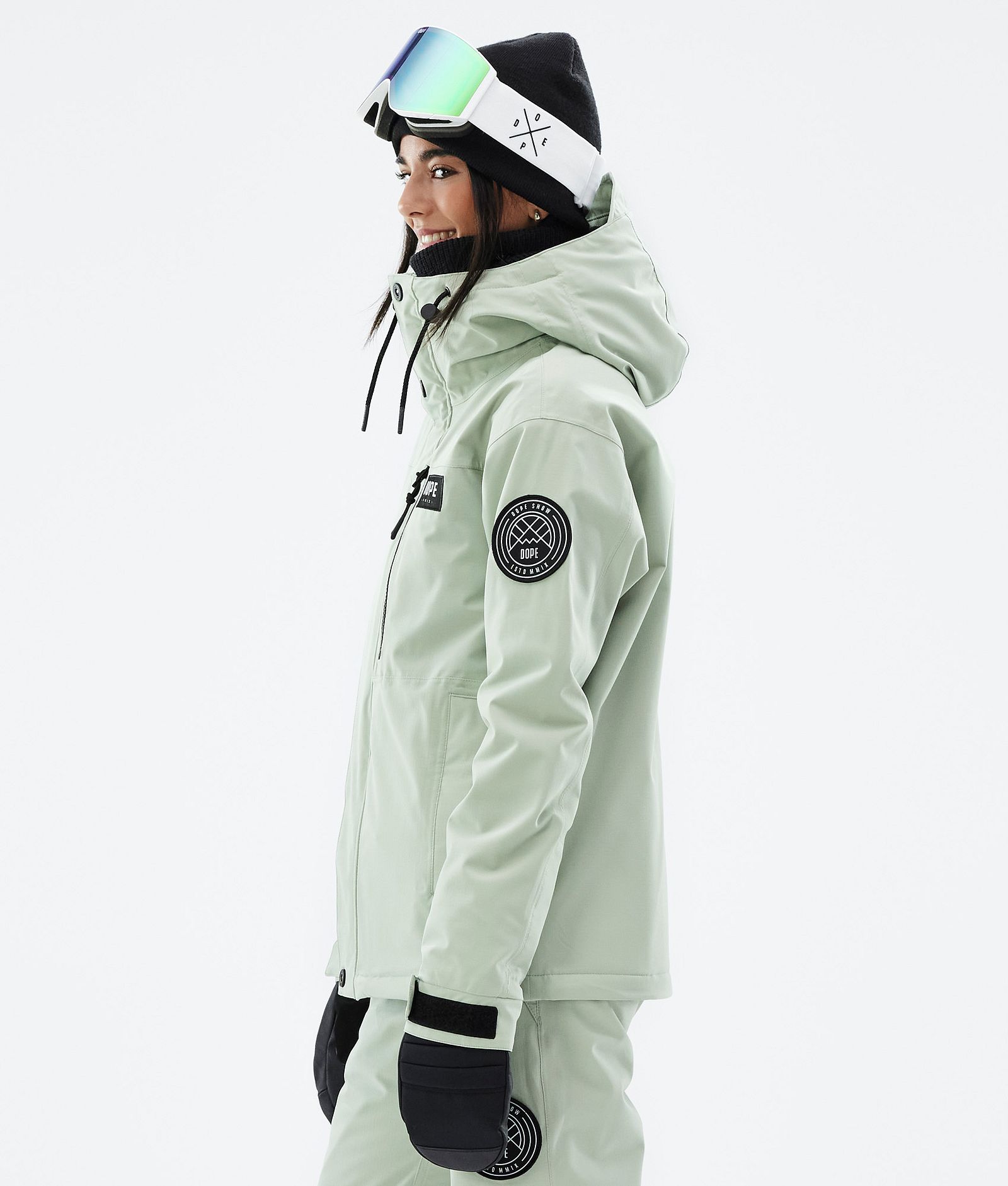 Dope Blizzard W Full Zip Skidjacka Dam Soft Green, Bild 6 av 10