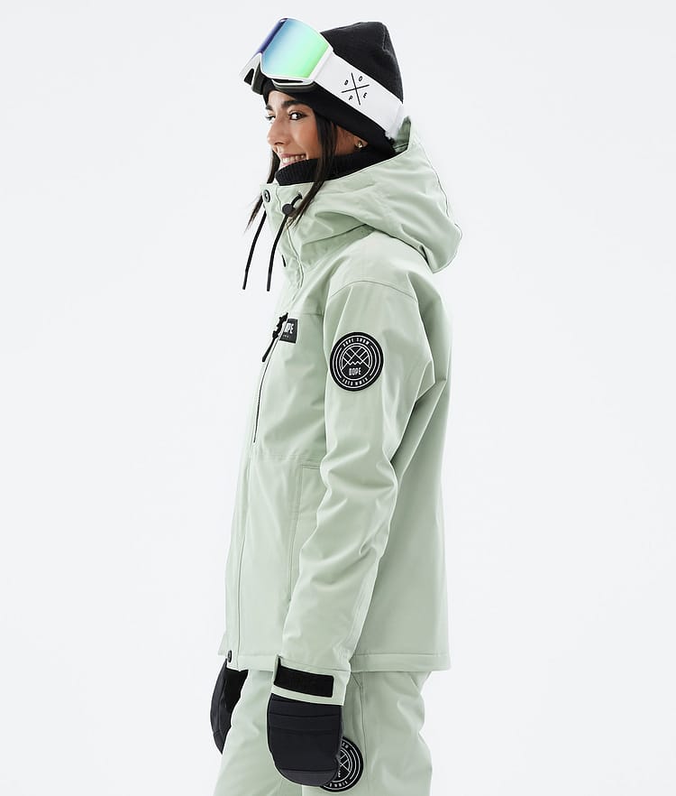 Dope Blizzard W Full Zip Skidjacka Dam Soft Green, Bild 6 av 10