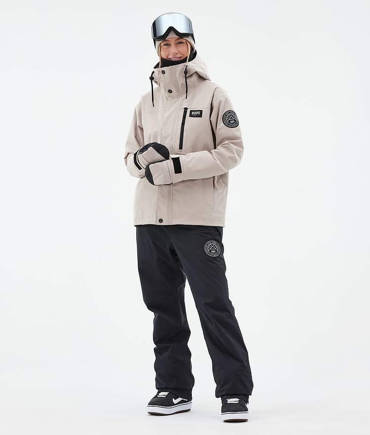 Dope Blizzard W Full Zip 24 Snowboardjacka Dam Sand, Bild 3 av 10