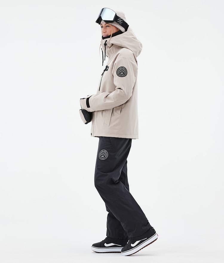 Dope Blizzard W Full Zip 24 Snowboardjacka Dam Sand, Bild 4 av 10