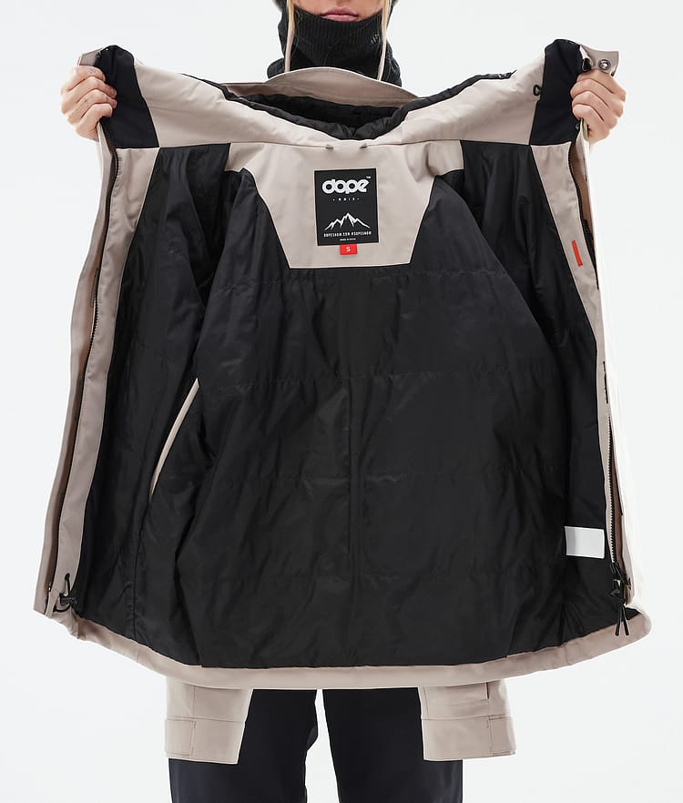 Dope Blizzard W Full Zip 24 Snowboardjacka Dam Sand, Bild 10 av 10