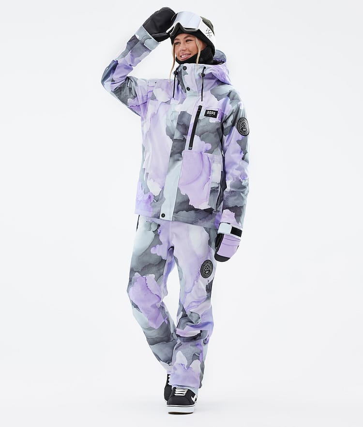 Dope Blizzard W Full Zip Snowboardjacka Dam Blot Violet Renewed, Bild 3 av 10