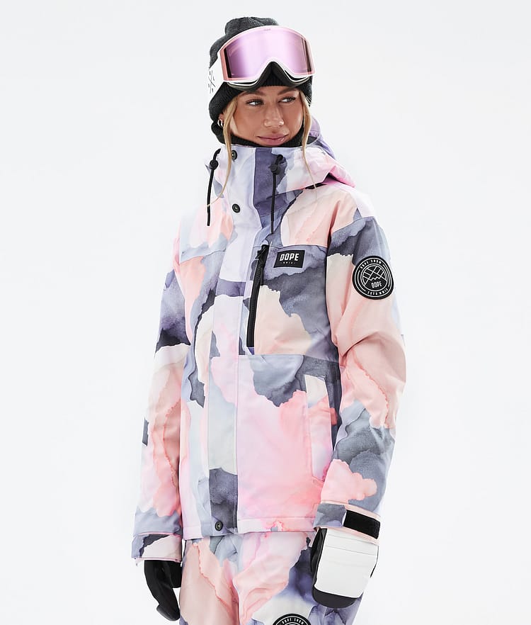 Dope Blizzard W Full Zip Snowboardjacka Dam Blot Peach, Bild 1 av 10