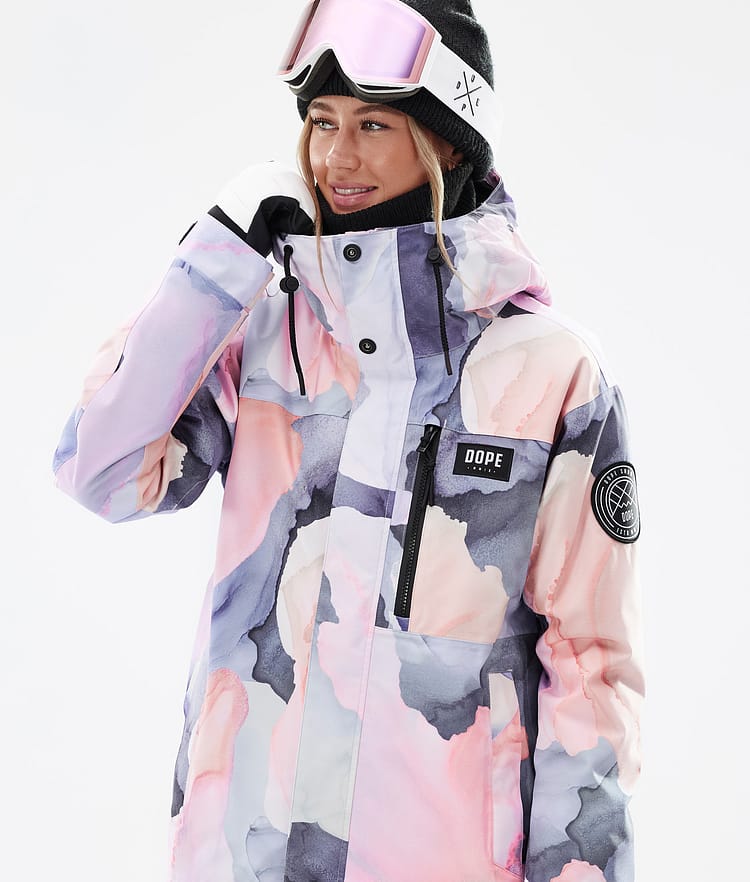 Dope Blizzard W Full Zip Snowboardjacka Dam Blot Peach, Bild 2 av 10