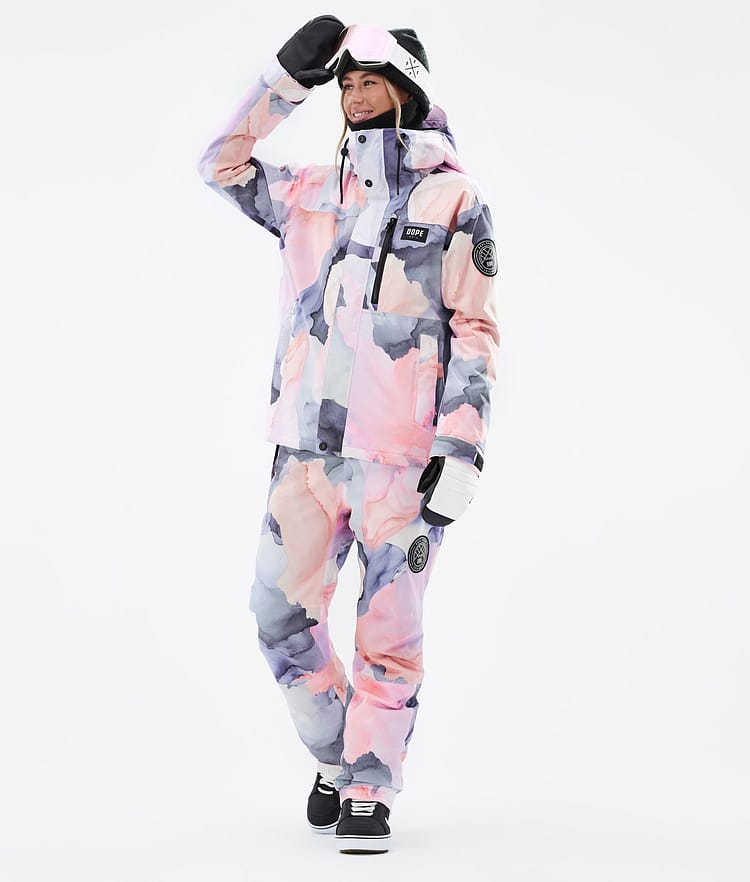 Dope Blizzard W Full Zip Snowboardjacka Dam Blot Peach, Bild 3 av 10