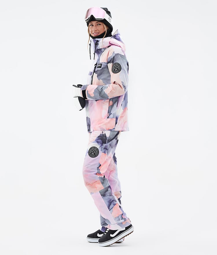 Dope Blizzard W Full Zip Snowboardjacka Dam Blot Peach, Bild 4 av 10