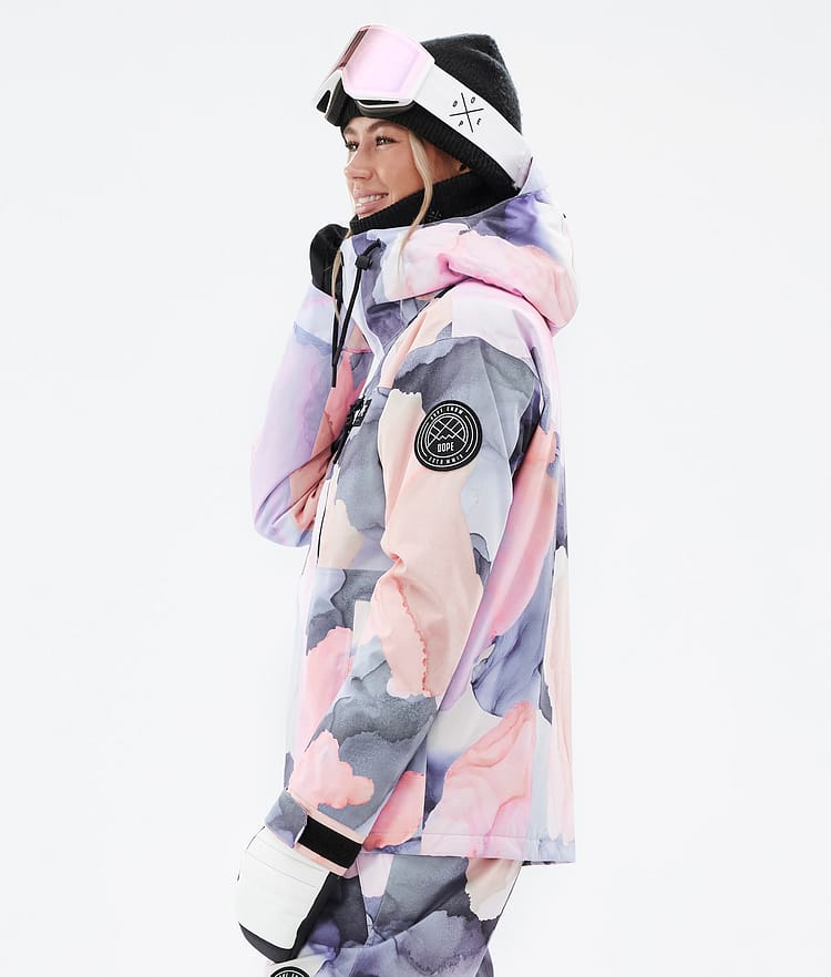 Dope Blizzard W Full Zip Snowboardjacka Dam Blot Peach, Bild 6 av 10