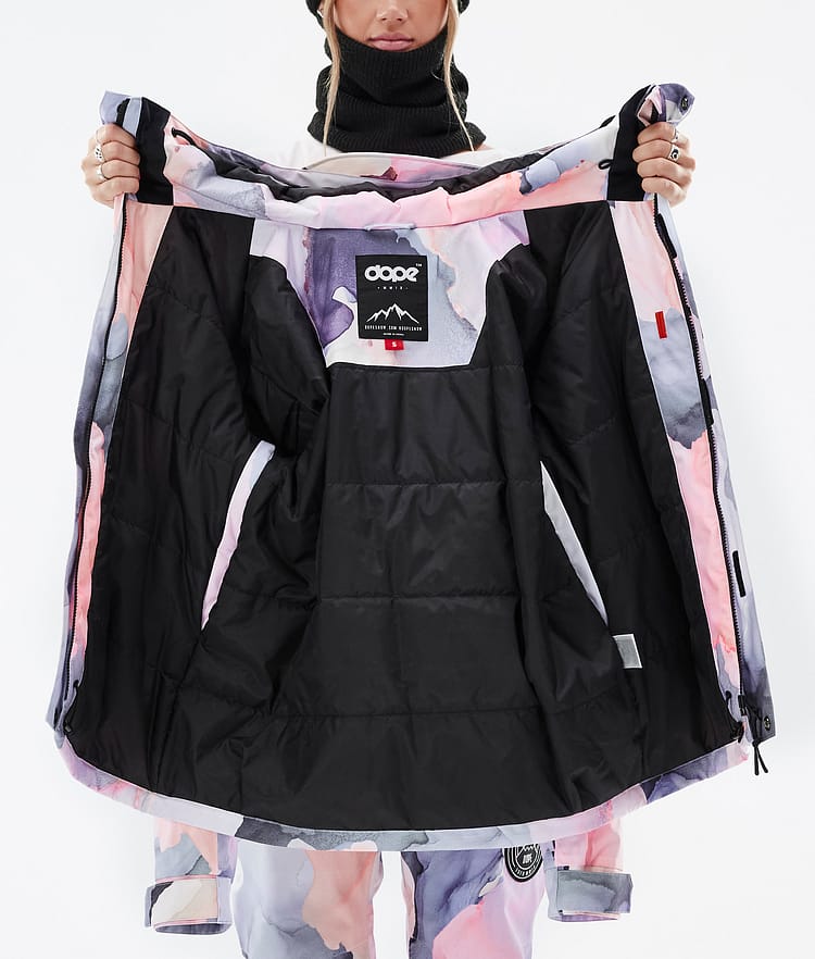 Dope Blizzard W Full Zip Snowboardjacka Dam Blot Peach, Bild 10 av 10