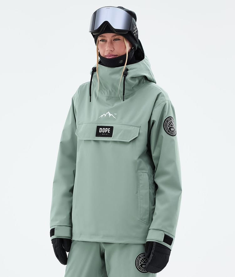 Dope Blizzard W Snowboardjacka Dam Faded Green, Bild 1 av 9