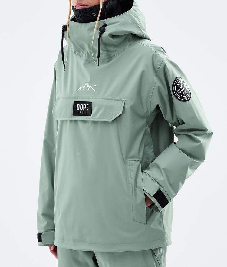 Dope Blizzard W Snowboardjacka Dam Faded Green, Bild 8 av 9
