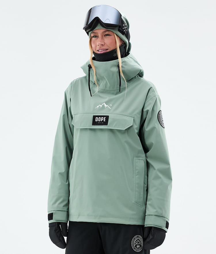 Dope Blizzard W Snowboardjacka Dam Faded Green Renewed, Bild 1 av 8