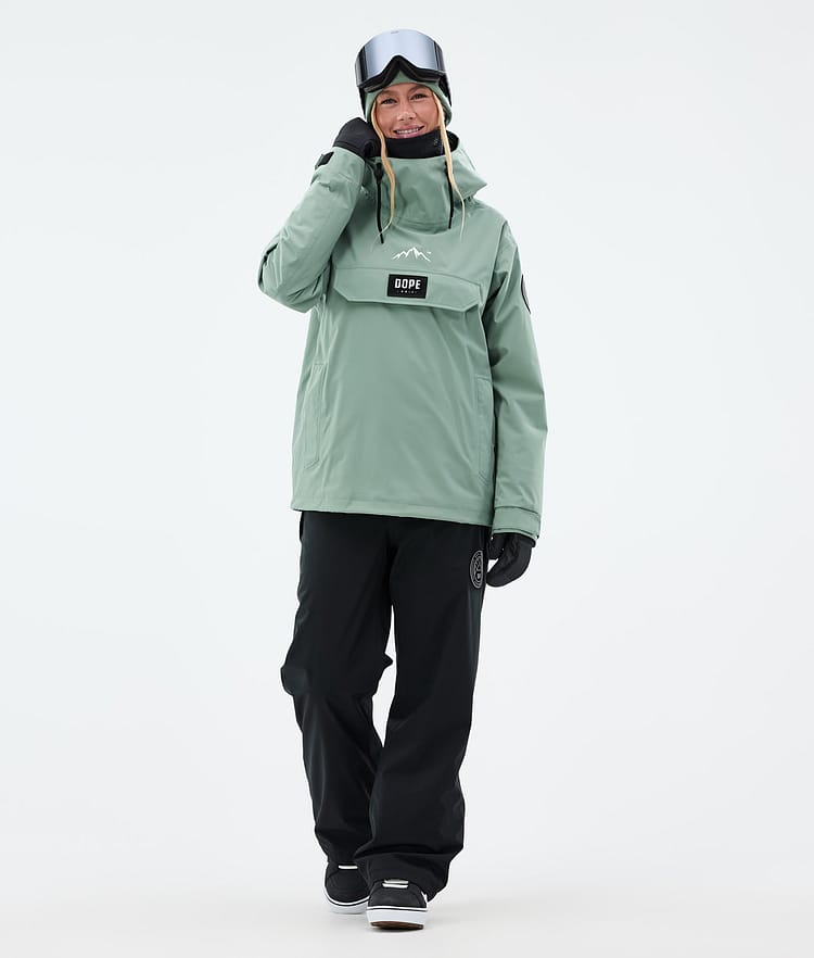 Dope Blizzard W Snowboardjacka Dam Faded Green Renewed, Bild 2 av 8