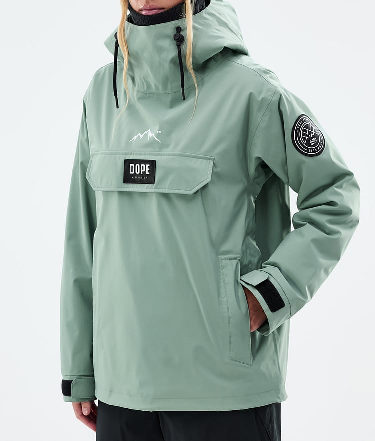 Dope Blizzard W Snowboardjacka Dam Faded Green Renewed, Bild 7 av 8