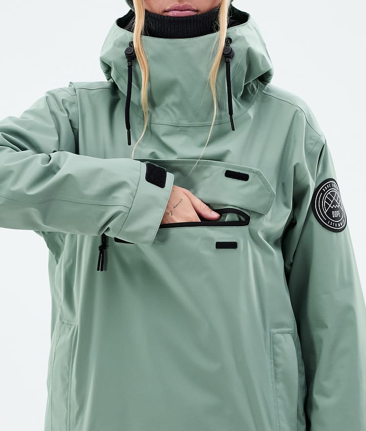 Dope Blizzard W Snowboardjacka Dam Faded Green Renewed, Bild 8 av 8
