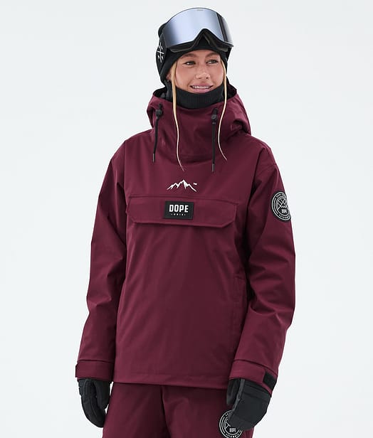 Dope Blizzard W Snowboardjacka Dam Burgundy