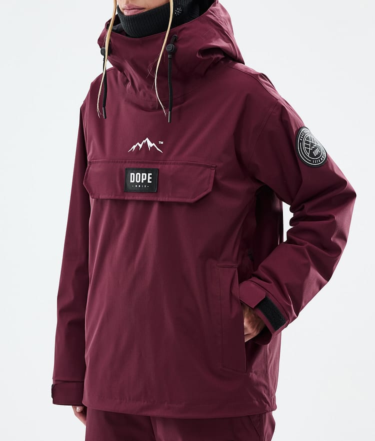 Dope Blizzard W Snowboardjacka Dam Burgundy Renewed, Bild 7 av 8