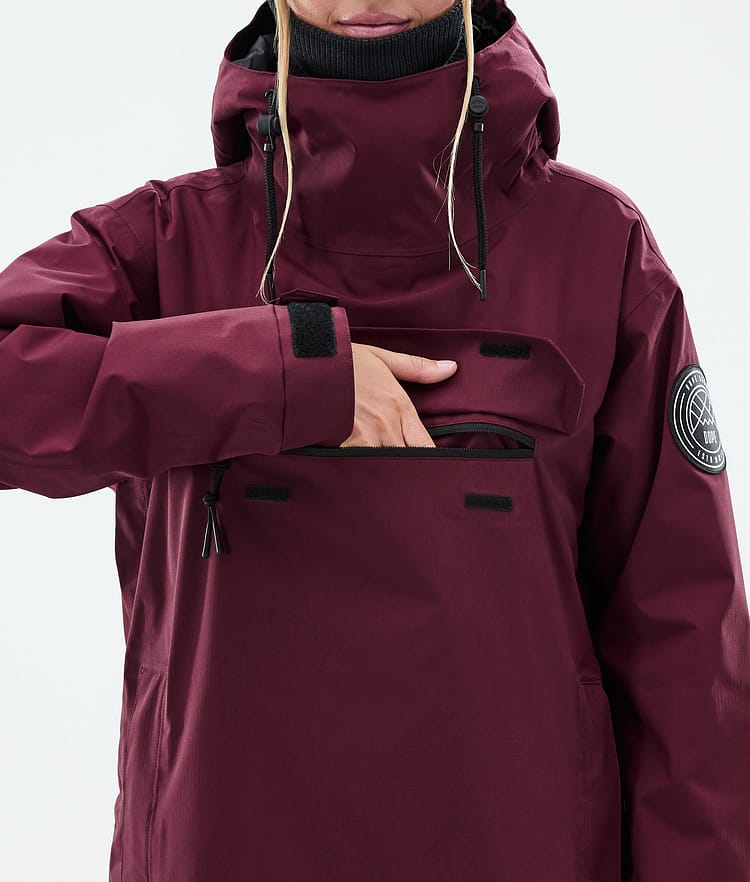 Dope Blizzard W Skidjacka Dam Burgundy, Bild 8 av 8