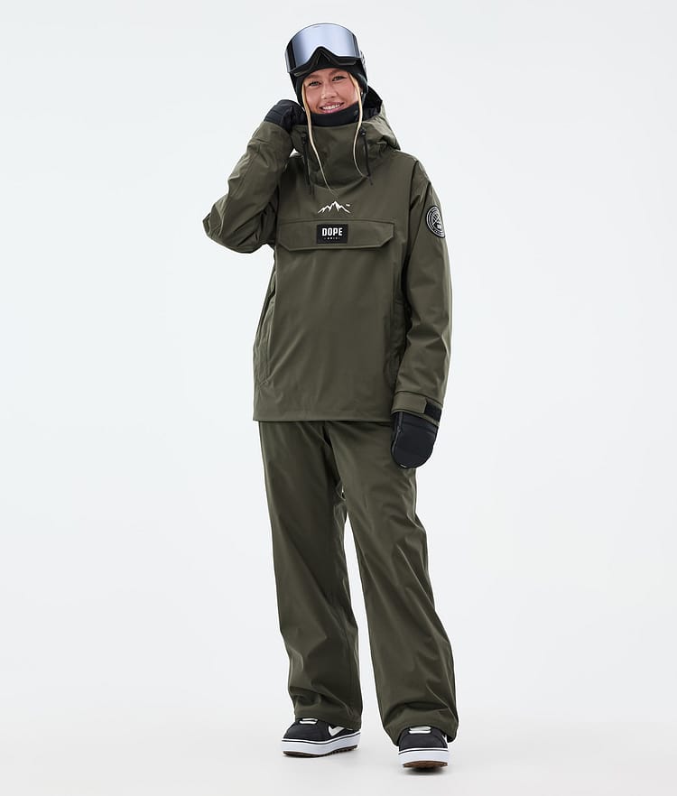 Dope Blizzard W Snowboardjacka Dam Olive Green, Bild 3 av 9