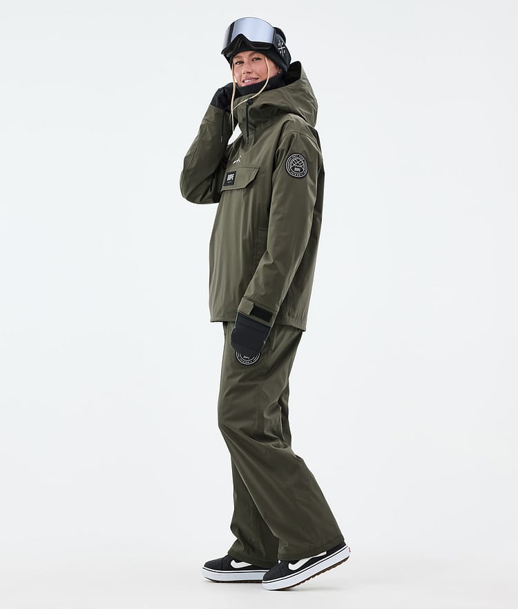 Dope Blizzard W Snowboardjacka Dam Olive Green, Bild 4 av 9