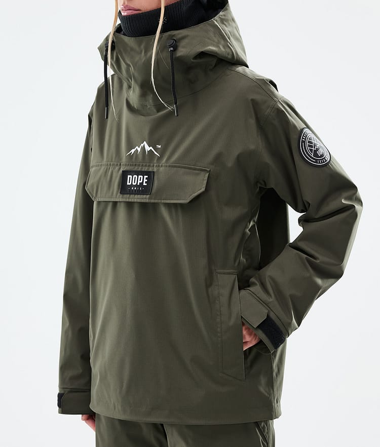 Dope Blizzard W Snowboardjacka Dam Olive Green, Bild 8 av 9