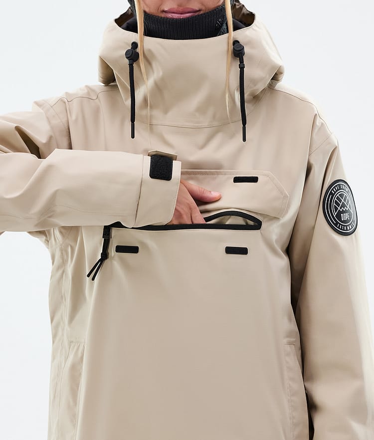 Dope Blizzard W Snowboardjacka Dam Sand Renewed, Bild 8 av 8