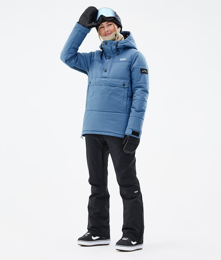 Dope Puffer W Snowboardjacka Dam Blue Steel, Bild 3 av 9