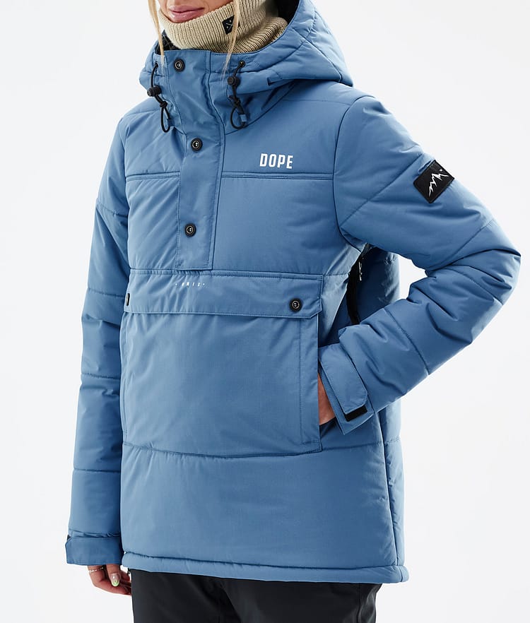 Dope Puffer W Snowboardjacka Dam Blue Steel, Bild 8 av 9