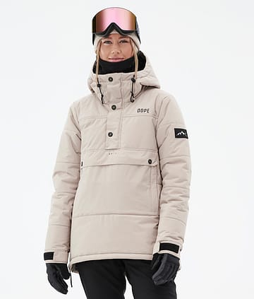 Dope Puffer W 23 Snowboardjacka Dam Sand
