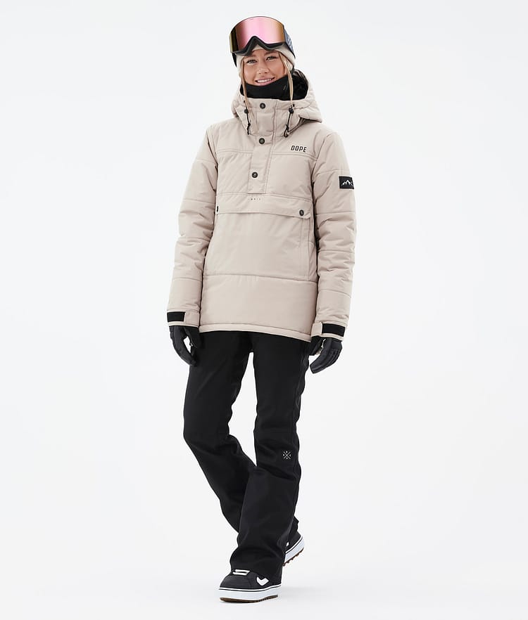 Dope Puffer W 23 Snowboardjacka Dam Sand, Bild 2 av 8