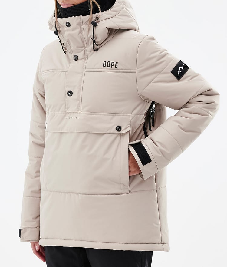 Dope Puffer W 23 Snowboardjacka Dam Sand, Bild 7 av 8