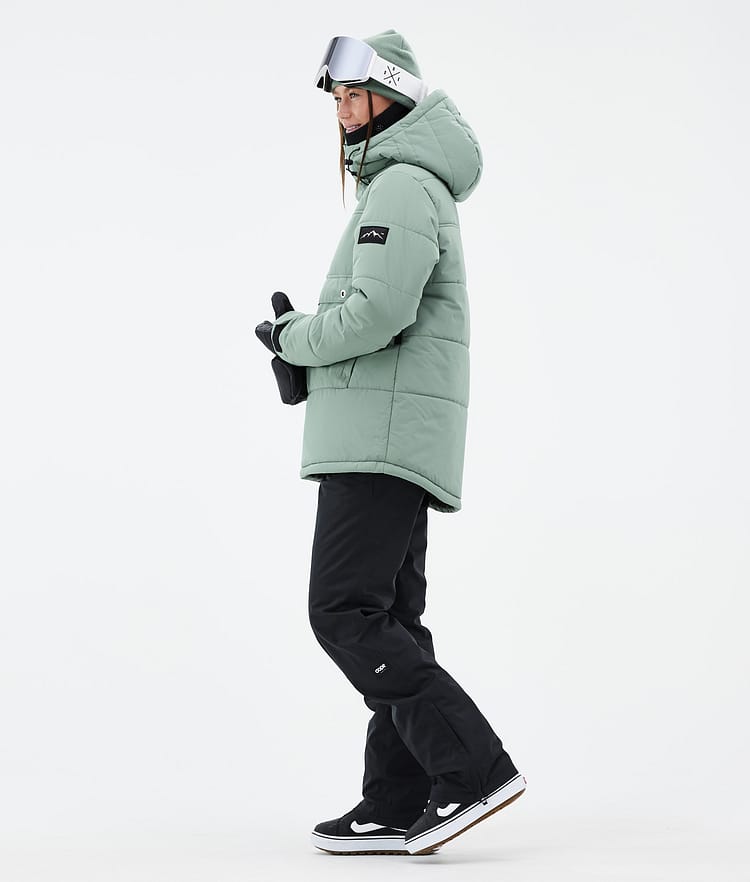 Dope Puffer W Snowboardjacka Dam Faded Green Renewed, Bild 3 av 8