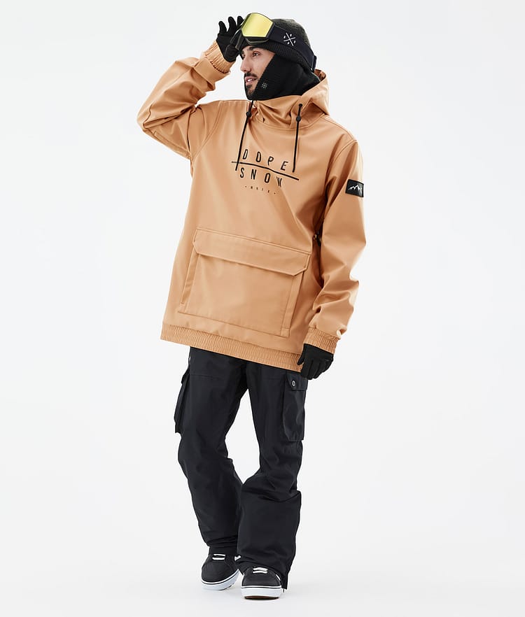 Dope Wylie Snowboardjacka Herr DS Khaki Yellow, Image 3 of 9
