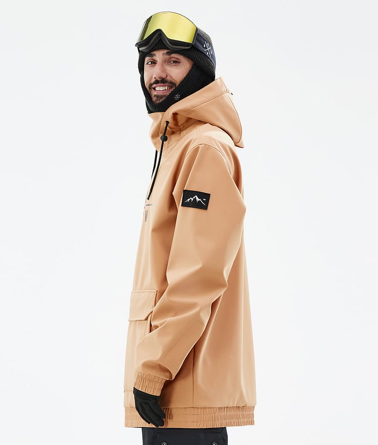 Dope Wylie Snowboardjacka Herr DS Khaki Yellow, Image 6 of 9