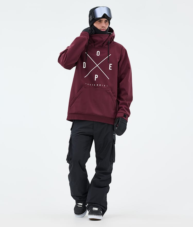 Dope Yeti Snowboardjacka Herr 2X-Up Burgundy Renewed, Bild 2 av 7
