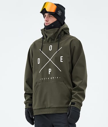 Dope Yeti Skidjacka Man 2X-Up Olive Green