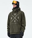 Dope Yeti Snowboardjacka Herr 2X-Up Olive Green
